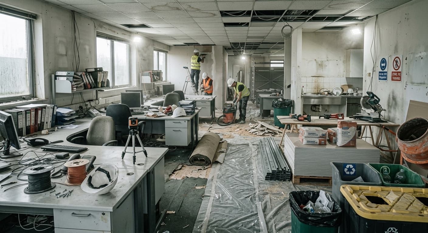 Avant — Fin de chantier